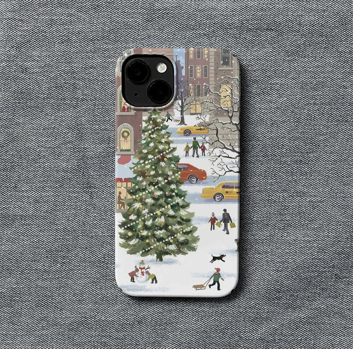 Christmas Tree in the snow