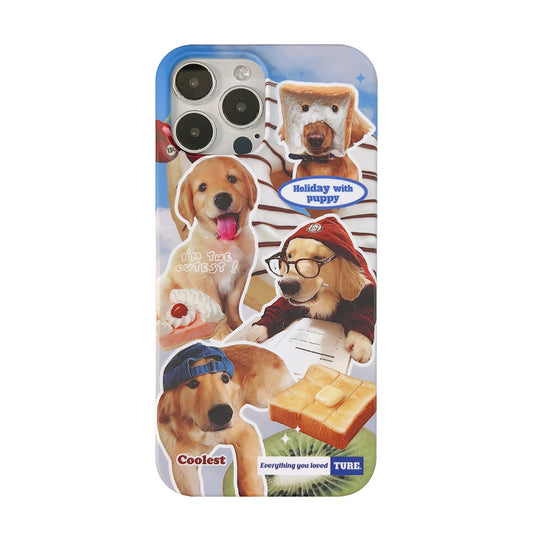 Funny Toast Golden Retriever Puppy