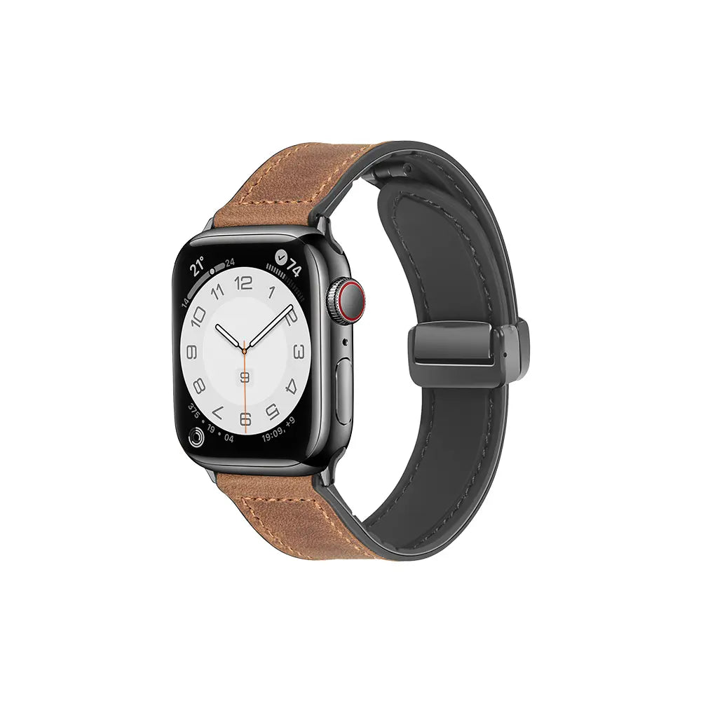 Multiple Colors Leather Watch Band