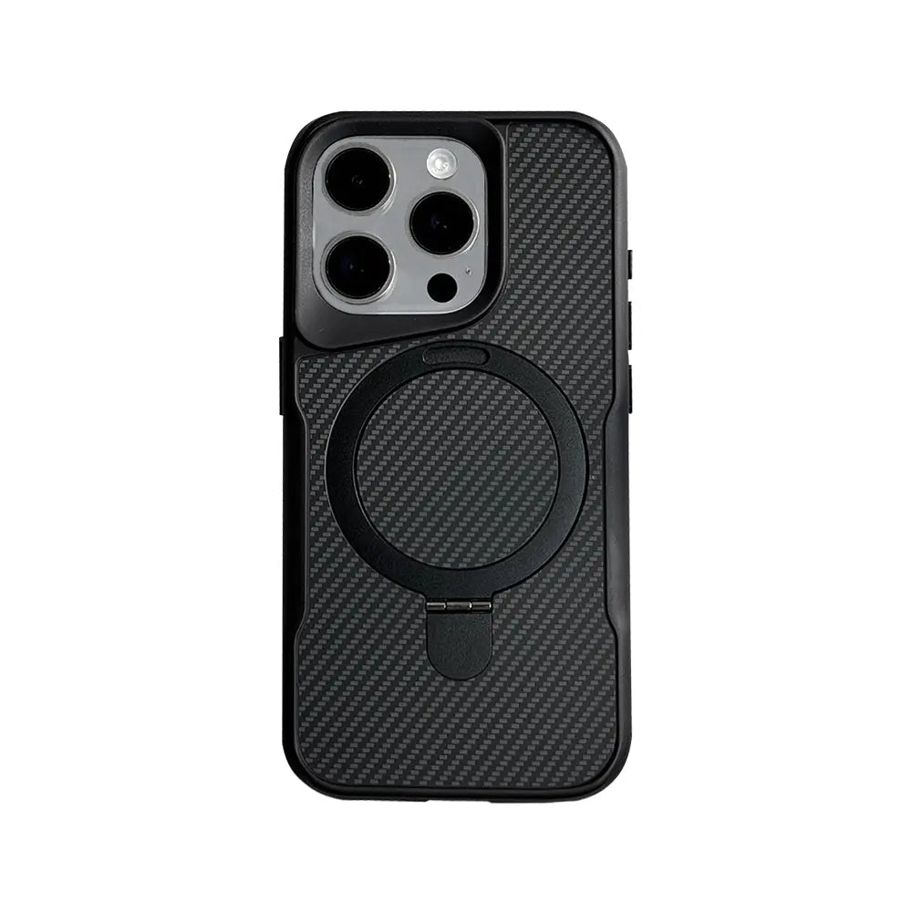 Black Carbon Fiber Style with Stand