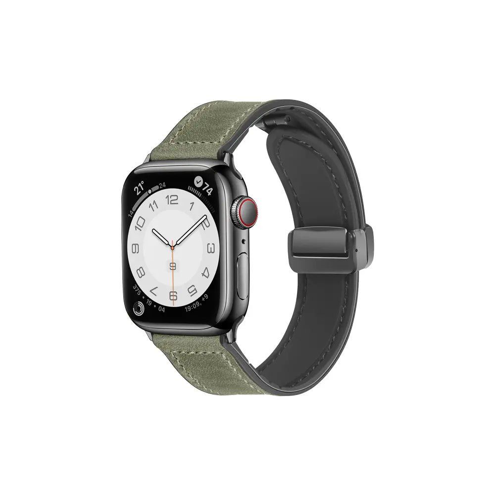 Multiple Colors Leather Watch Band